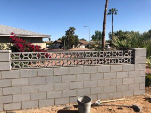 Digital 3D render of a vertical wooden fence, representing custom-designed fencing solutions for privacy and security.